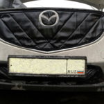 Маска-утеплитель решетки радиатора Mazda CX5